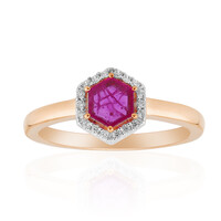 9K Mozambique Ruby Gold Ring