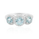 Sky Blue Topaz Silver Ring