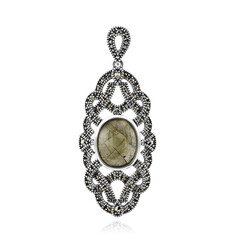 Labradorite Silver Pendant (Annette classic)