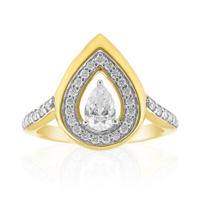 14K VVS1 (G) Diamond Gold Ring (Annette)