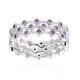 Zambian Amethyst Silver Ring