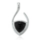 Black Onyx Silver Pendant (MONOSONO COLLECTION)