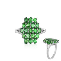 Tsavorite Silver Ring