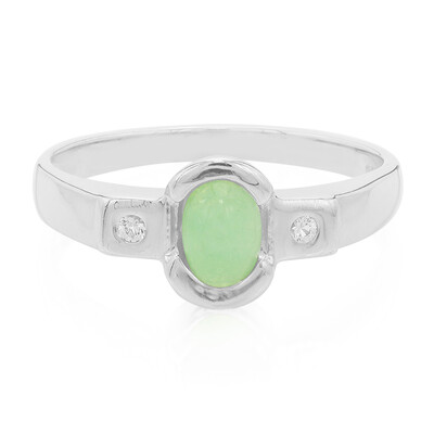 Imperial Chrysoprase Silver Ring