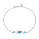 London Blue Topaz Silver Bracelet