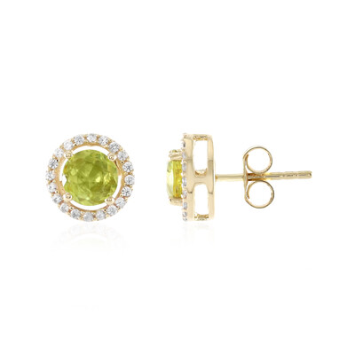 9K Sphene Gold Earrings