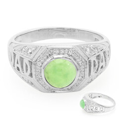 Imperial Chrysoprase Silver Ring