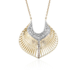 9K I1 (I) Diamond Gold Necklace (Ornaments by de Melo)