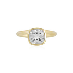 White Topaz Silver Ring