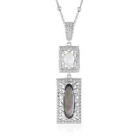 Mother of Pearl Silver Necklace (Dallas Prince Designs)