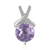 Rose de France Amethyst Silver Pendant