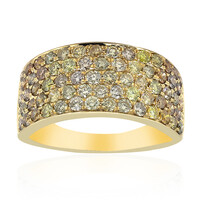 14K SI2 Fancy Diamond Gold Ring (CIRARI)