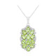 Burmese Peridot Silver Necklace