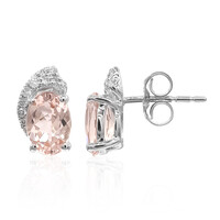 10K Morganite Gold Earrings