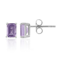 Amethyst Silver Earrings