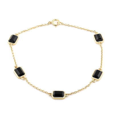 Black Onyx Silver Bracelet