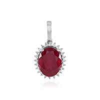 9K Madagascar Ruby Gold Pendant