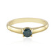 I2 Blue Diamond Silver Ring