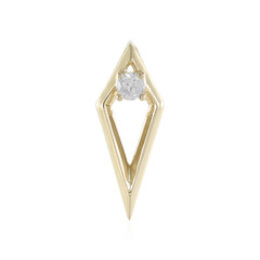 9K I2 (H) Diamond Gold Pendant (de Melo)