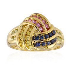 9K Pink Sapphire Gold Ring