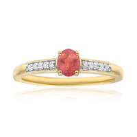 18K Pezzottaite Gold Ring