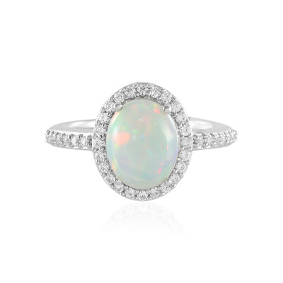 Welo Opal Silver Ring