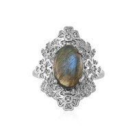 Labradorite Silver Ring