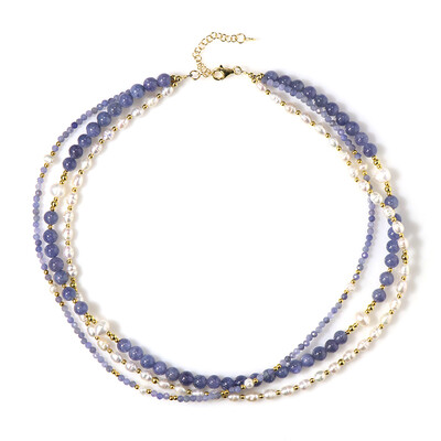 Tanzanite Silver Necklace (Riya)