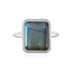 Labradorite Silver Ring (MONOSONO COLLECTION)