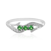 Tsavorite Silver Ring