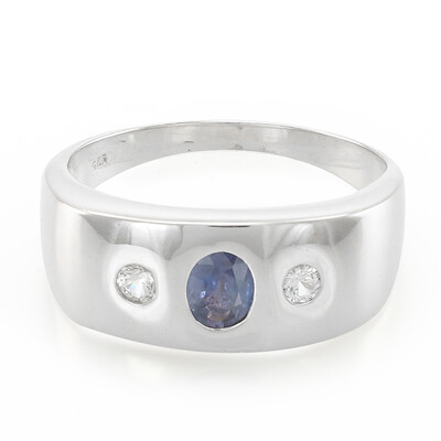 Tanzanian Sapphire Silver Ring