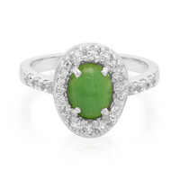 Imperial Chrysoprase Silver Ring