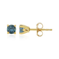 London Blue Topaz Silver Earrings