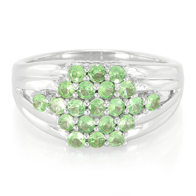 Tsavorite Silver Ring