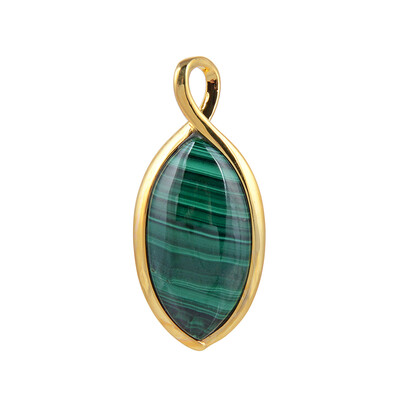 Malachite Silver Pendant