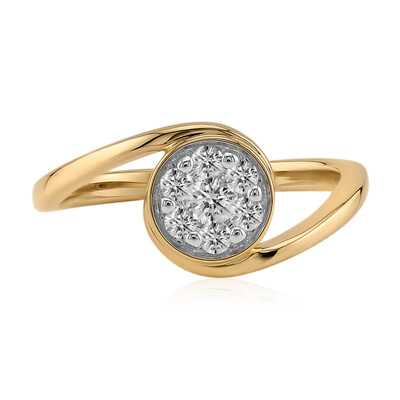 9K SI1 (G) Diamond Gold Ring (Annette)