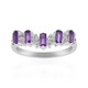 Zambian Amethyst Silver Ring