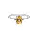 Citrine Silver Ring