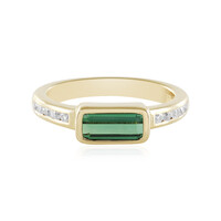 Benedito Green Tourmaline Silver Ring