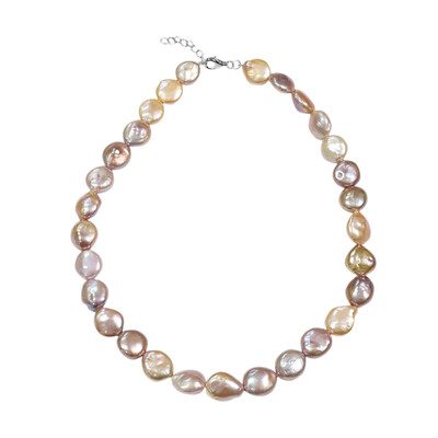 Keshi pearl Silver Necklace (TPC)