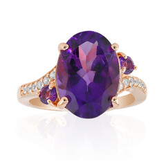 Moroccan Amethyst Silver Ring