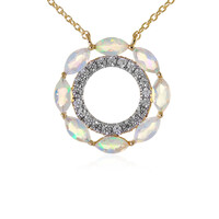 Welo Opal Silver Necklace