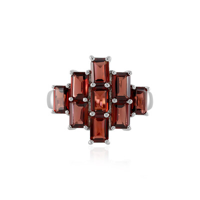 Mozambique Garnet Silver Ring