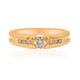 14K SI1 Argyle Rose De France Diamond Gold Ring (Annette)