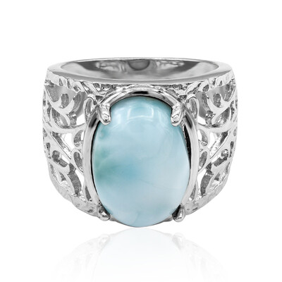 Larimar Silver Ring