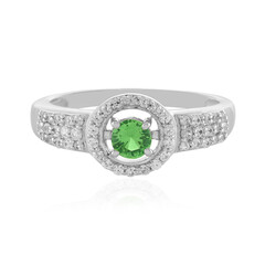 Tanzanian Tsavorite Silver Ring