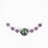 Ruby in Zoisite Necklace