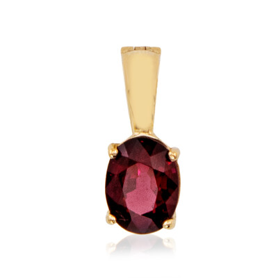 9K Noble Red Spinel Gold Pendant (CUSTODANA)