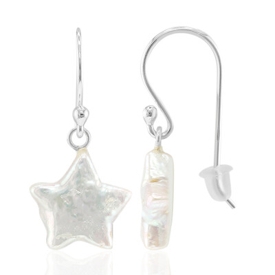 Keshi pearl Silver Earrings (TPC)