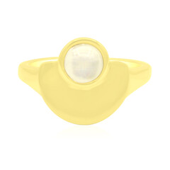 White Opal Silver Ring